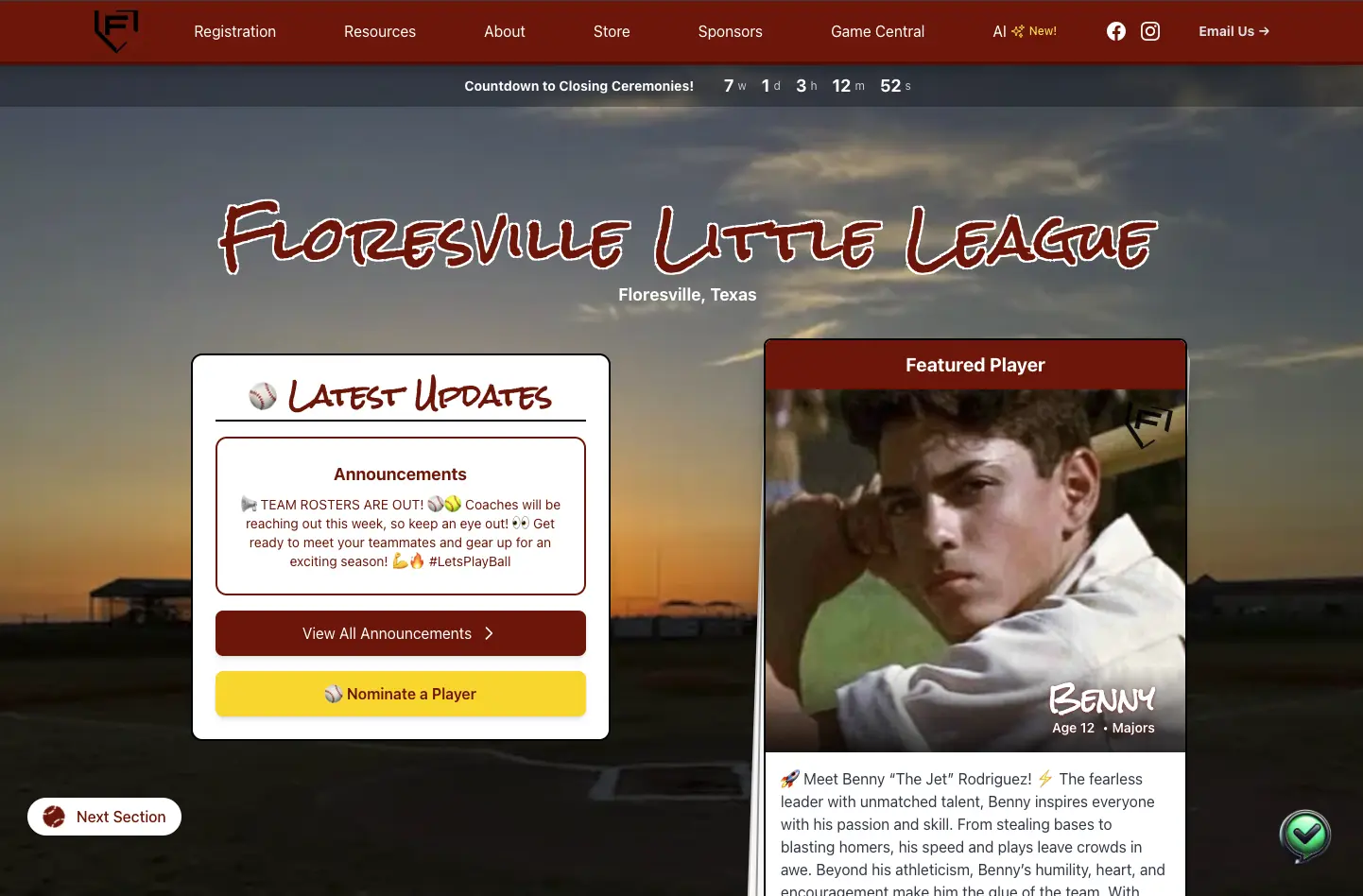 Organization Website