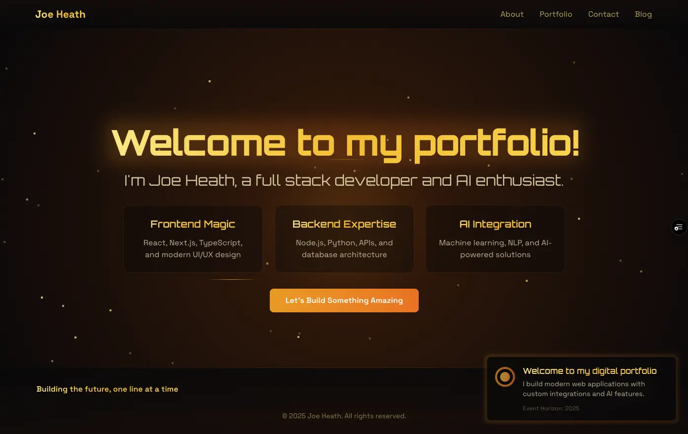 Personal or Professional Profile